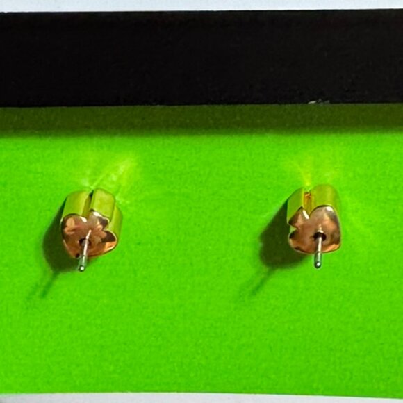 Kate Spade Tea Time Teapot & Teacup Stud Earrings NWOT - Gold Enamel - Picture 4 of 5